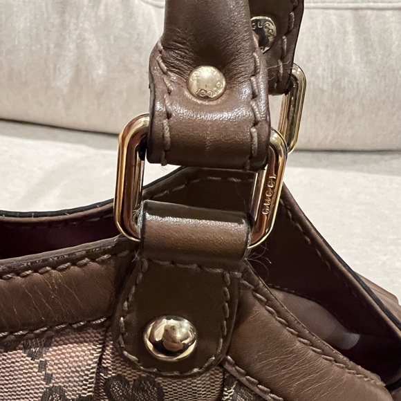 GUCCI SUKEY AUTHENTIC Pink w COA, beautiful VINTAGE bag and can be worn as is ποΈ - Picture 11 of 16